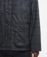 Barbour Tartan Ambleside Waxed Cotton Jacket - Image 3
