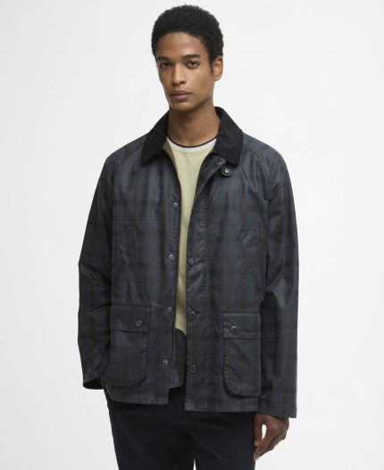 Barbour Tartan Ambleside Waxed Cotton Jacket