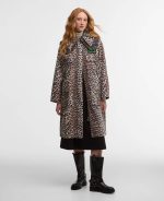 Barbour x GANNI Women's Leopard Print Parka