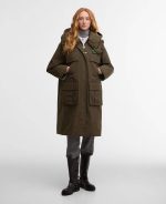 Barbour x GANNI Women's Waterproof Parka - Image 5