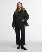Barbour x GANNI Women's Waxed Coat - Image 2