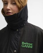 Barbour x GANNI Women's Waxed Coat - Image 6